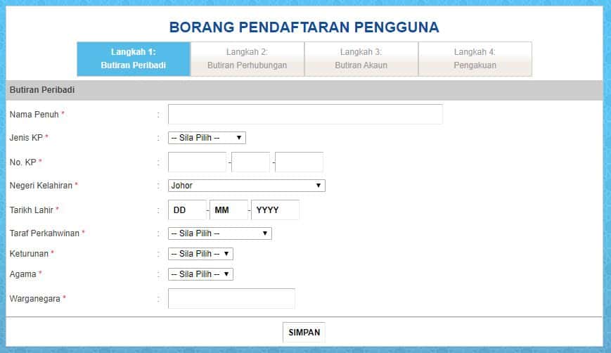Johor online payment
